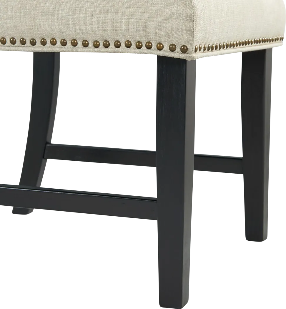 Wheelswolf Taupe Side Chair, Set of 2 - Thumbnail - Image 6