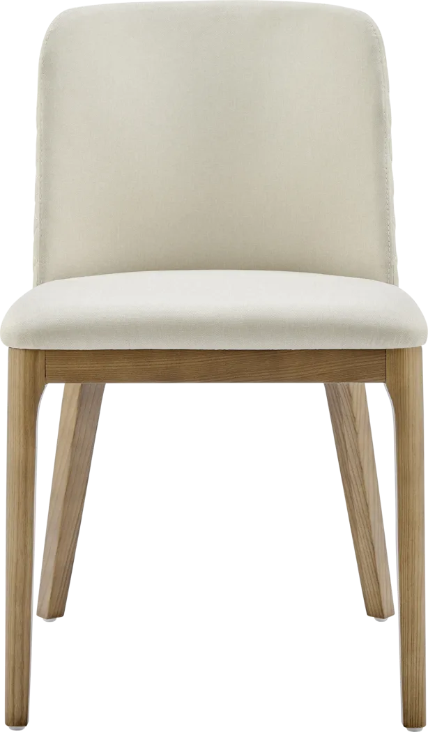 Whelon Beige Dining Chair, Set of 2 - Thumbnail - Image 2