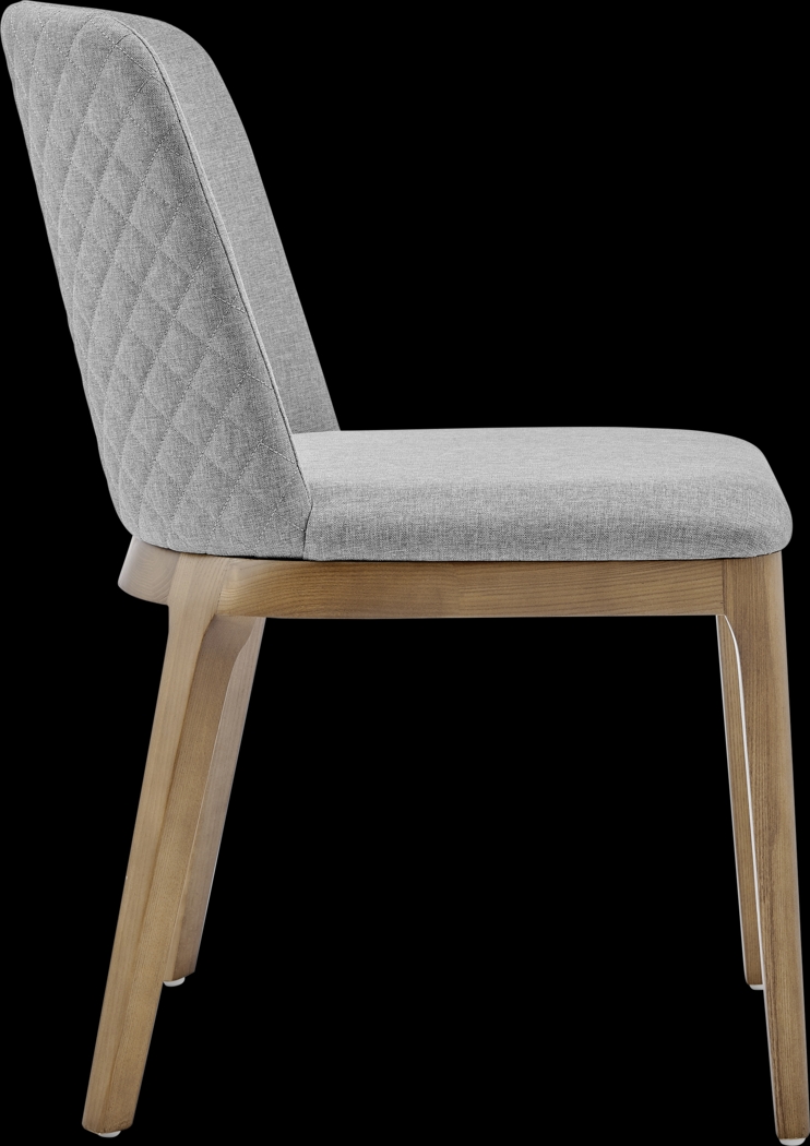 Whelon Light Gray Dining Chair, Set of 2 - Thumbnail - Image 4