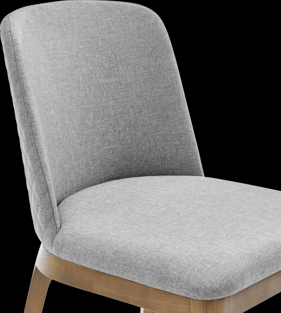 Whelon Light Gray Dining Chair, Set of 2 - Thumbnail - Image 6