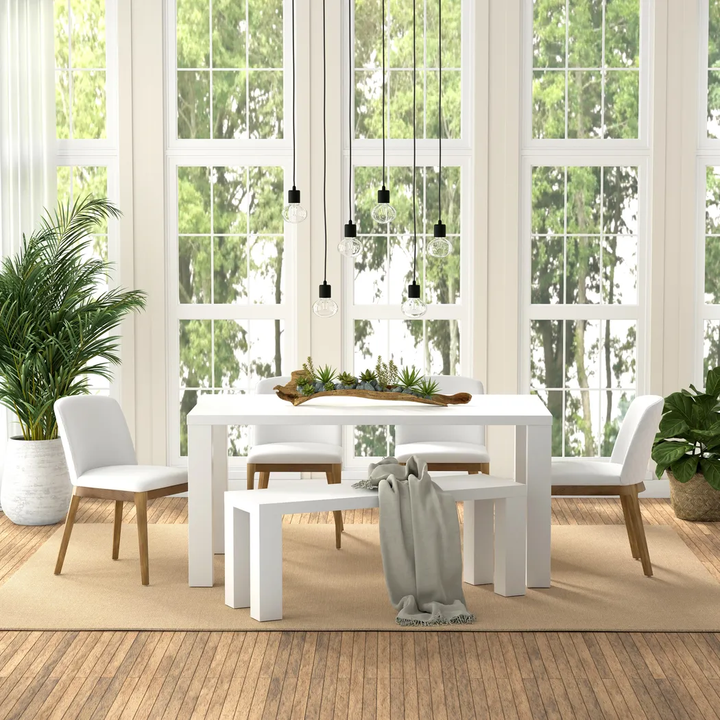 Whelon White Dining Chair, Set of 2 - Thumbnail - Image 2