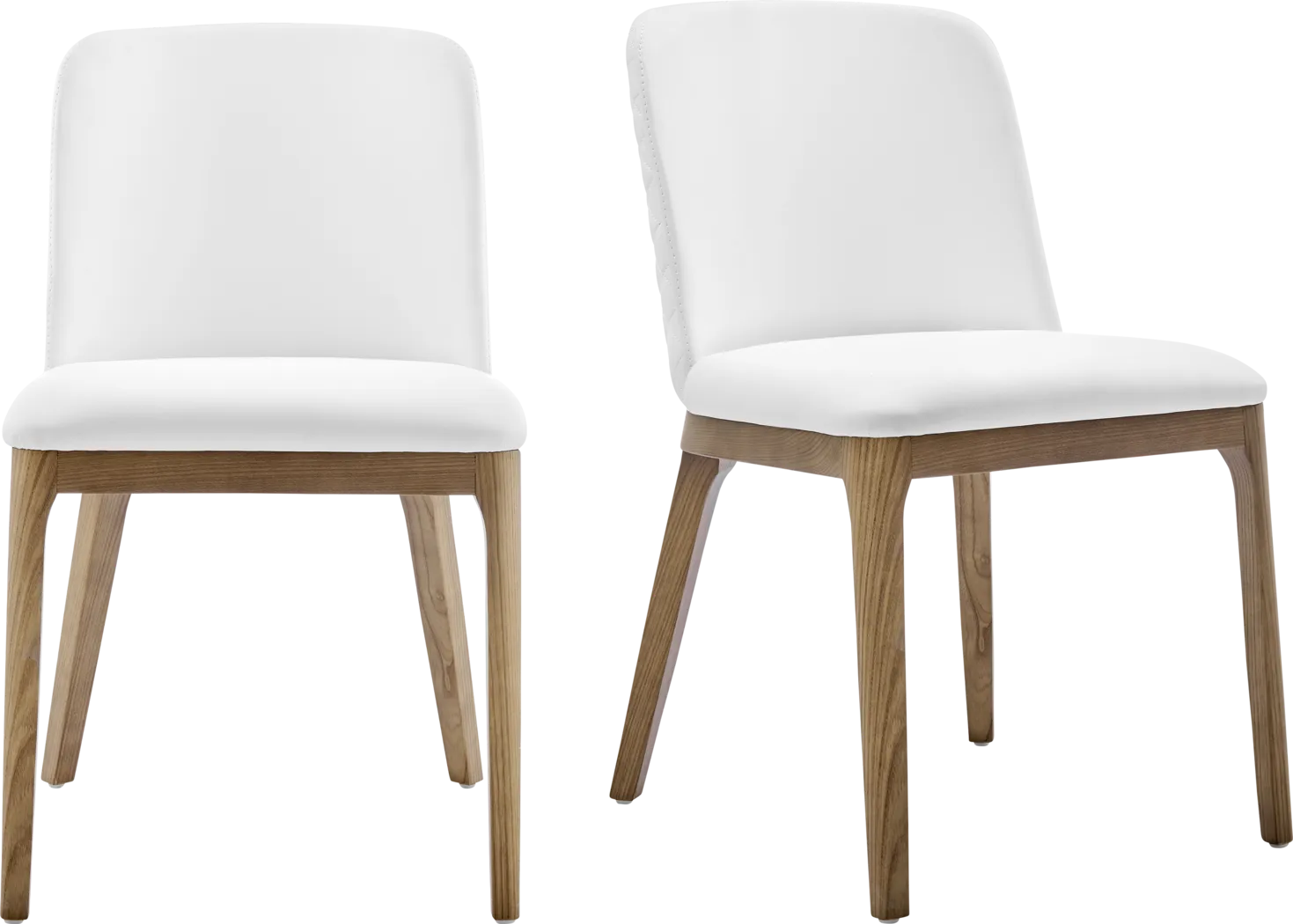 Whelon White Dining Chair, Set of 2 - Thumbnail - Image 1