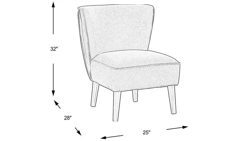 Dimension Image. Please refer to the Dimension Tab on this page for dimension details.