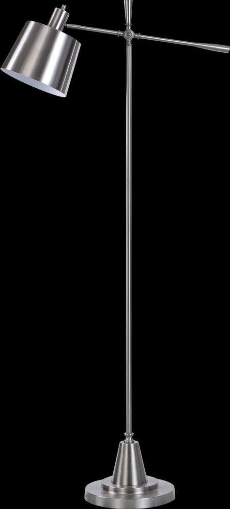 Whipple Cay Silver Floor Lamp - Thumbnail - Image 1