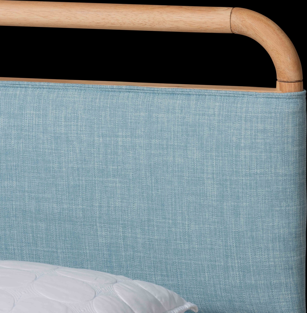 Whipporwill Blue Queen Bed - Thumbnail - Image 5