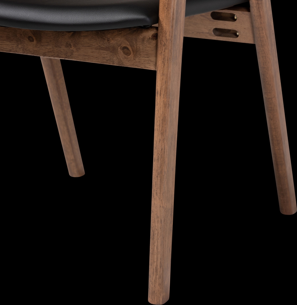 Whirtwell Black Arm Chair, Set of 2 - Thumbnail - Image 5