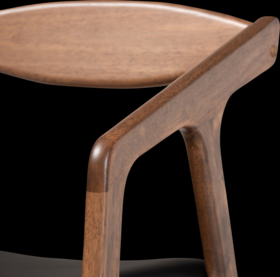 Whirtwell Black Arm Chair, Set of 2 - Thumbnail - Image 6