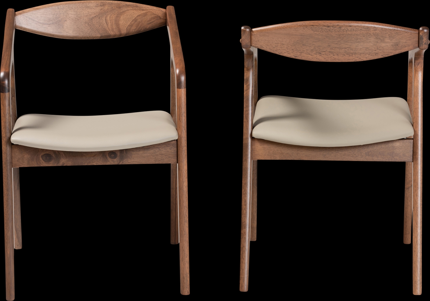 Whirtwell Brown Arm Chair, Set of 2 - Thumbnail - Image 2