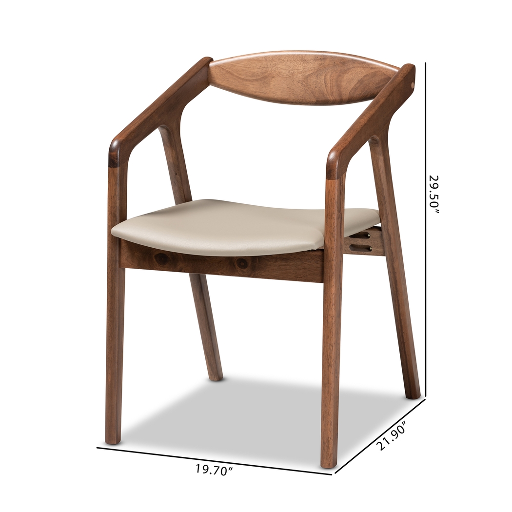 Whirtwell Brown Arm Chair, Set of 2 - Thumbnail - Image 9