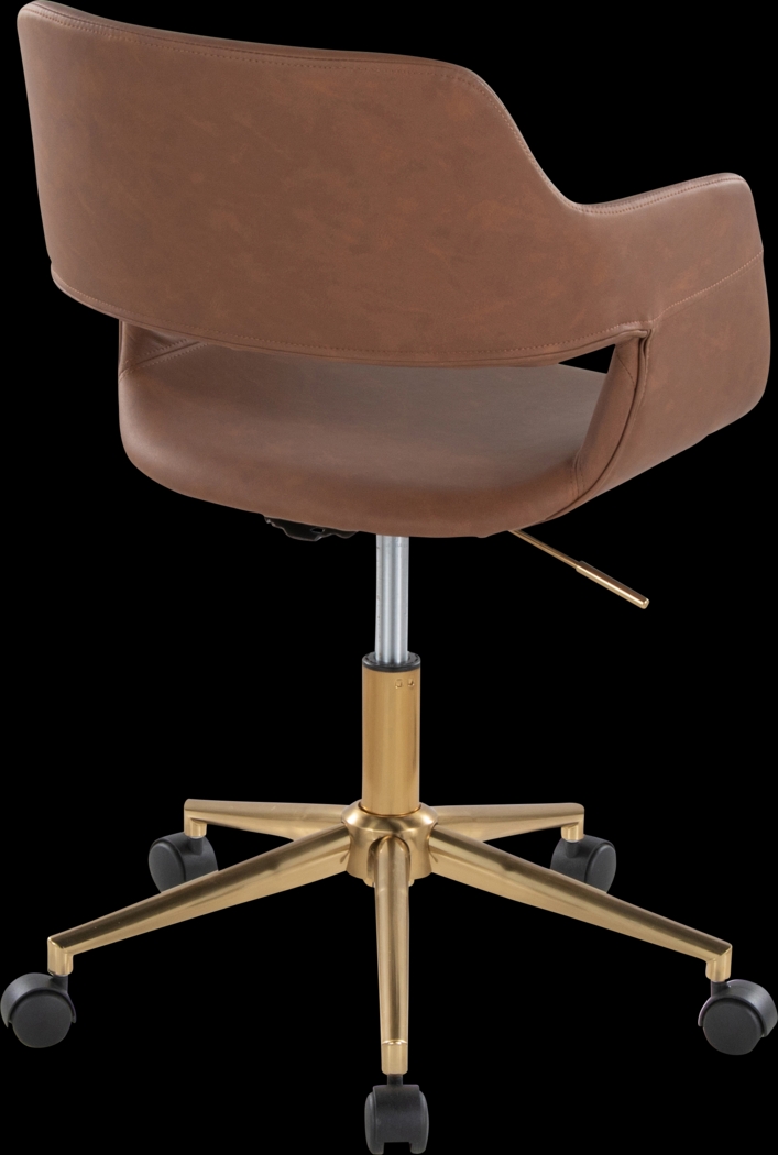 Whisp I Brown Desk Chair - Thumbnail - Image 5