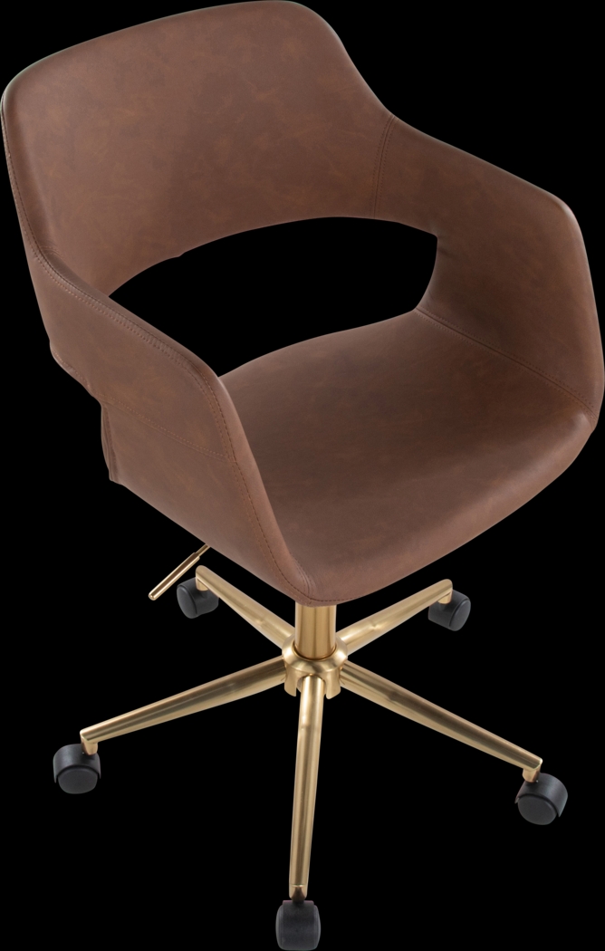 Whisp I Brown Desk Chair - Thumbnail - Image 8