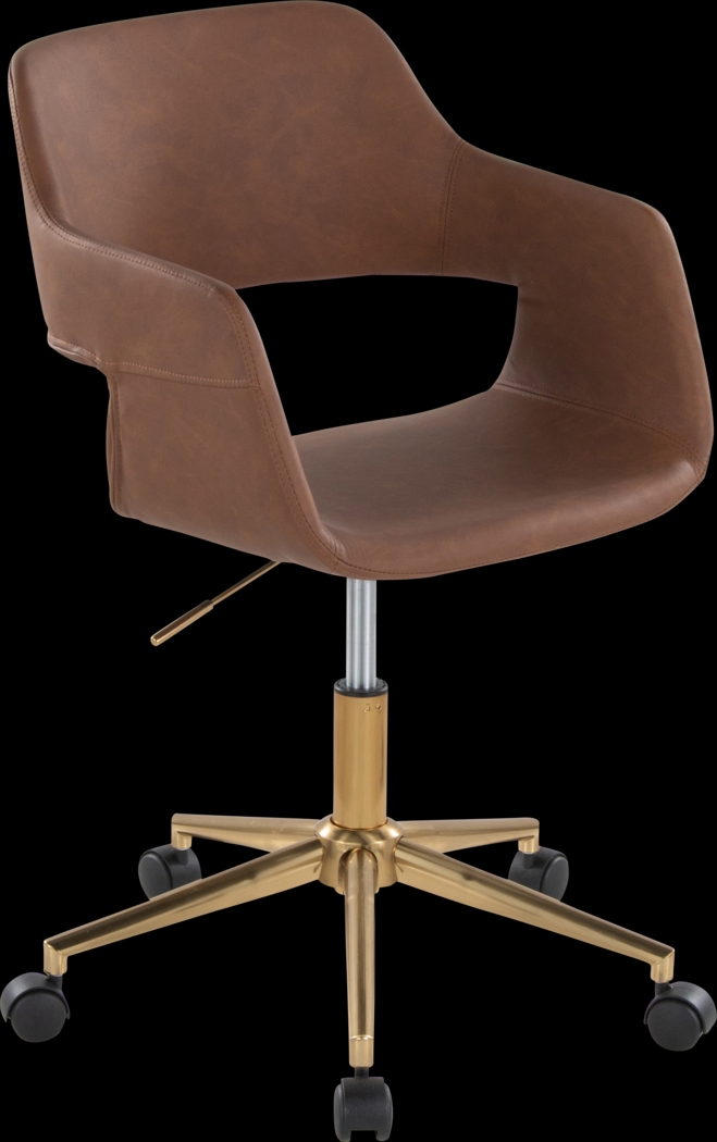 Whisp I Brown Desk Chair - Thumbnail - Image 1