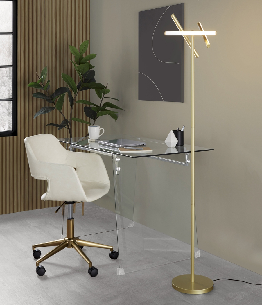 Whisp I Cream Desk Chair - Thumbnail - Image 4