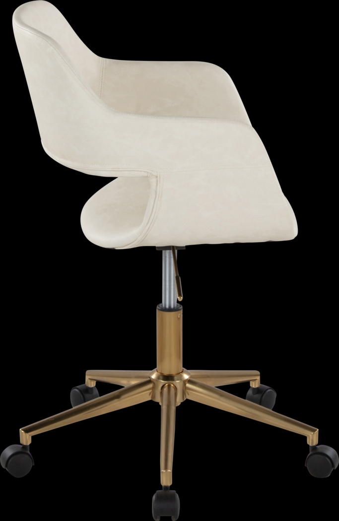 Whisp I Cream Desk Chair - Thumbnail - Image 5