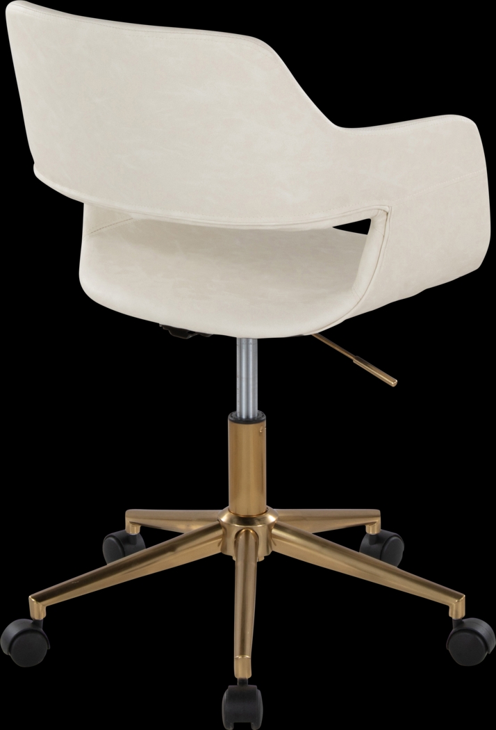 Whisp I Cream Desk Chair - Thumbnail - Image 6