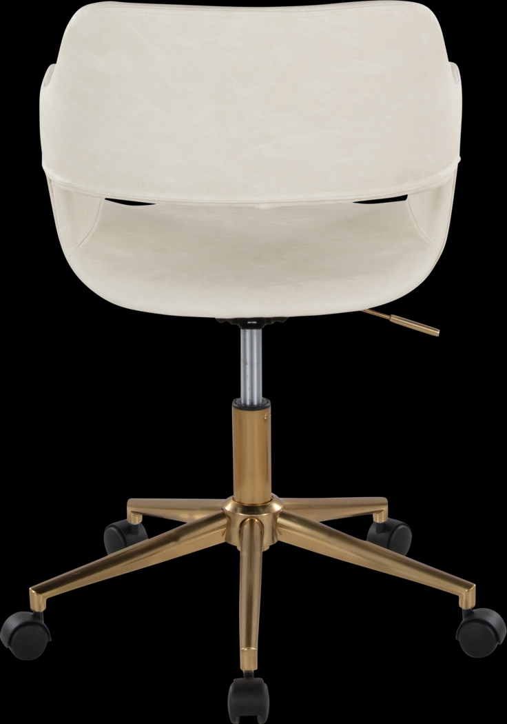 Whisp I Cream Desk Chair - Thumbnail - Image 7