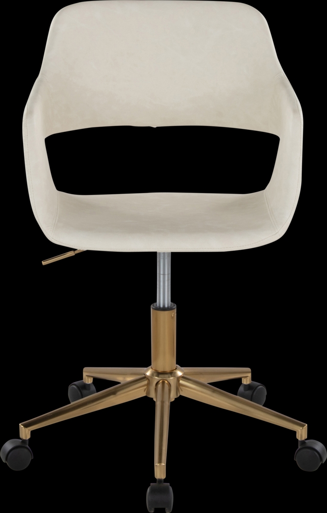 Whisp I Cream Desk Chair - Thumbnail - Image 8
