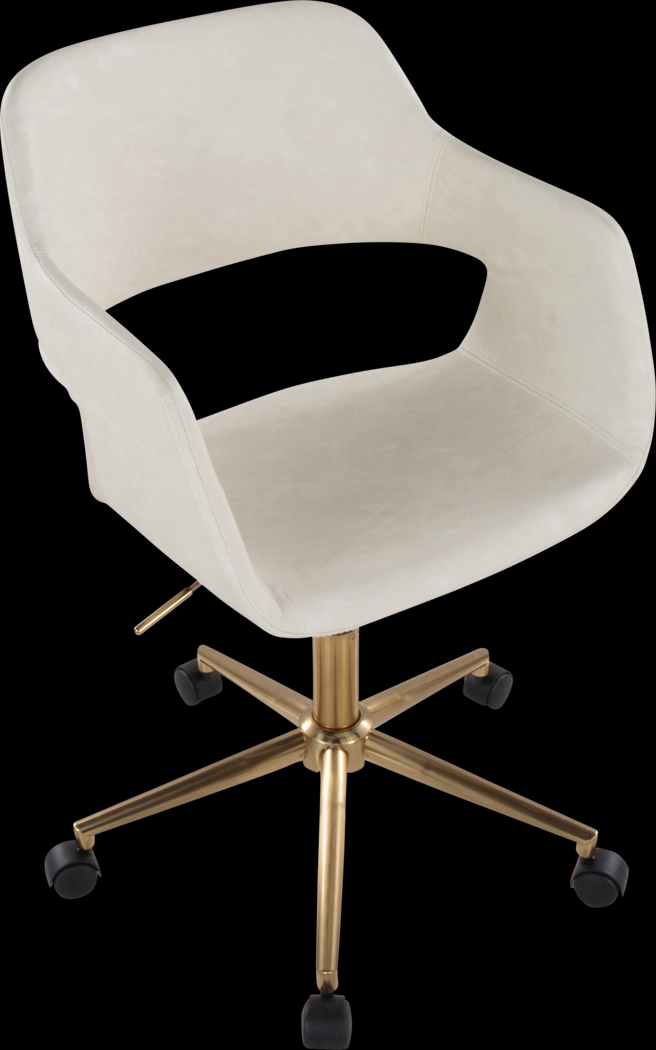 Whisp I Cream Desk Chair - Thumbnail - Image 9