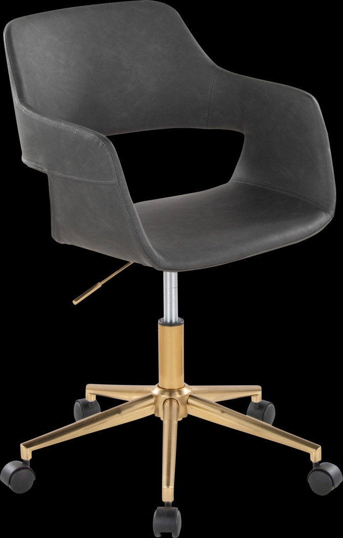 Whisp I Gray Desk Chair - Thumbnail - Image 1