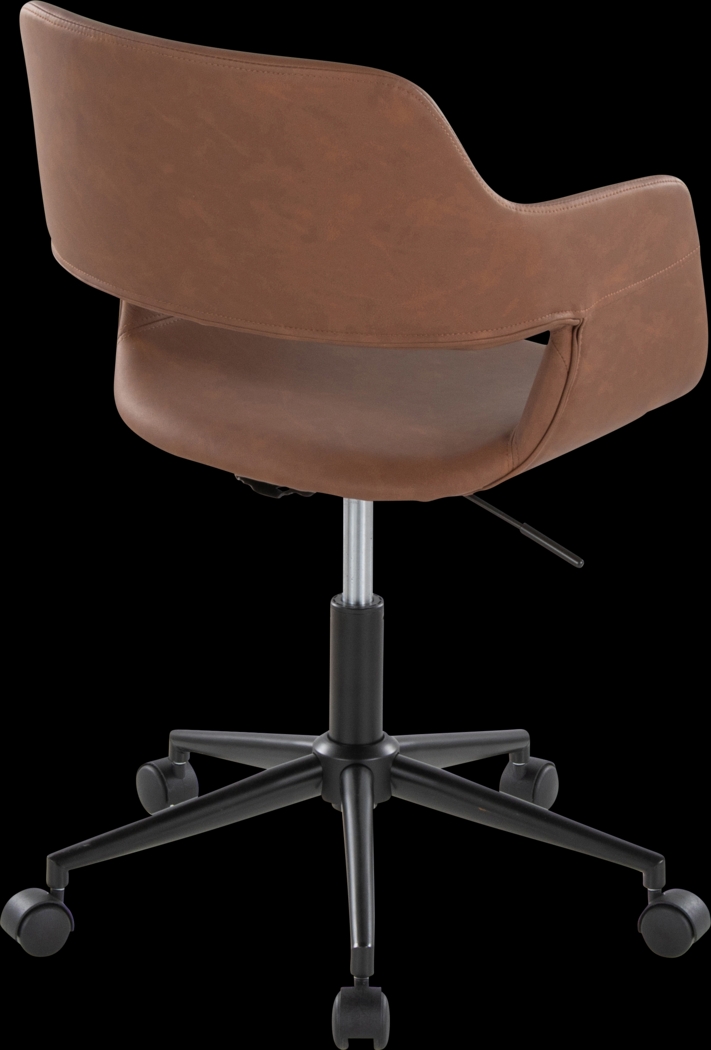 Whisp II Brown Desk Chair - Thumbnail - Image 5