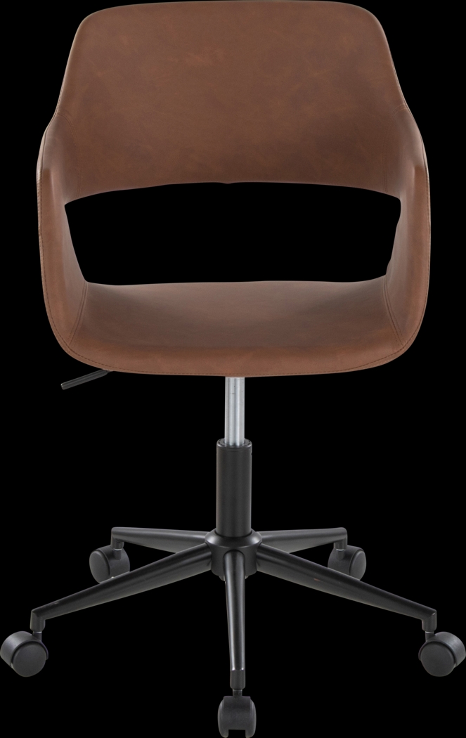 Whisp II Brown Desk Chair - Thumbnail - Image 7