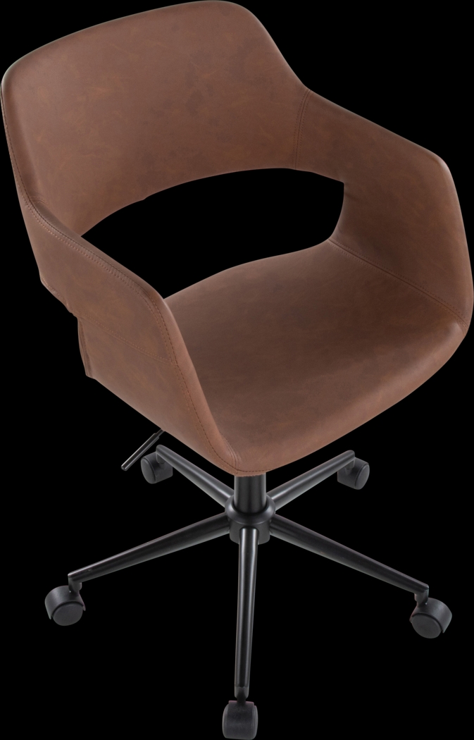 Whisp II Brown Desk Chair - Thumbnail - Image 8