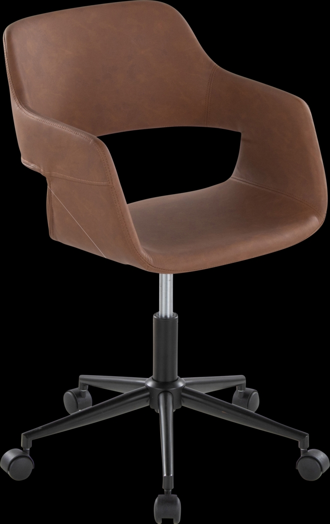 Whisp II Brown Desk Chair - Thumbnail - Image 1