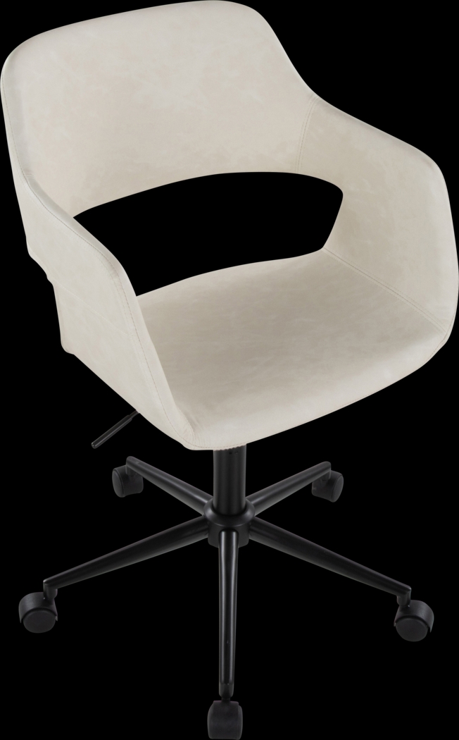 Whisp II Cream Desk Chair - Thumbnail - Image 9