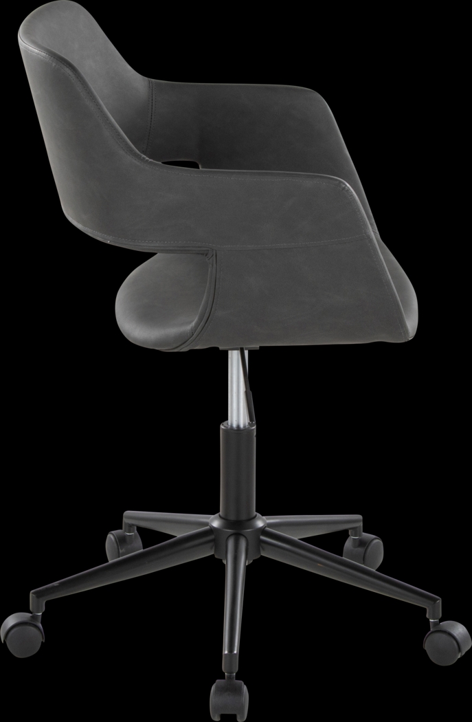 Whisp II Gray Desk Chair - Thumbnail - Image 4