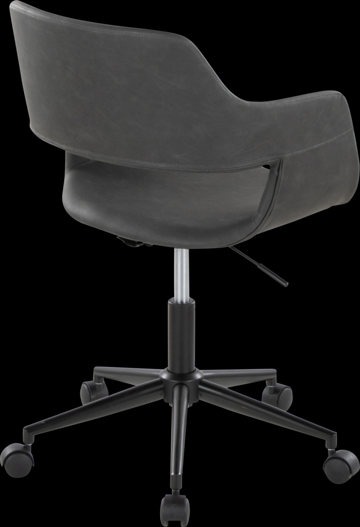 Whisp II Gray Desk Chair - Thumbnail - Image 5