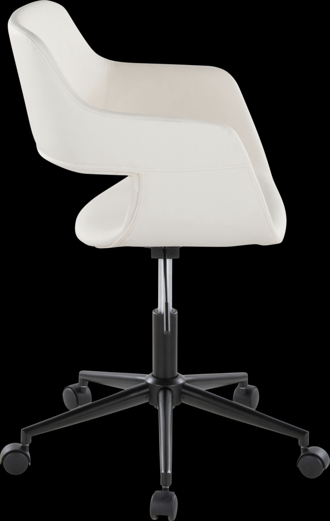 Whisp II White Desk Chair - Thumbnail - Image 4