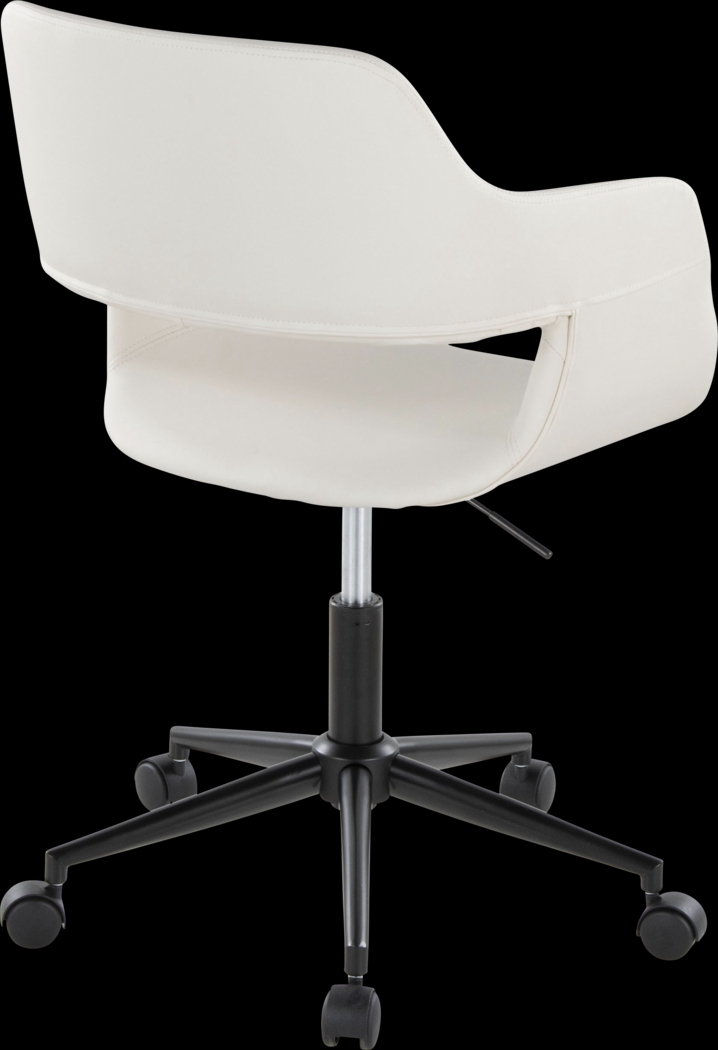 Whisp II White Desk Chair - Thumbnail - Image 5