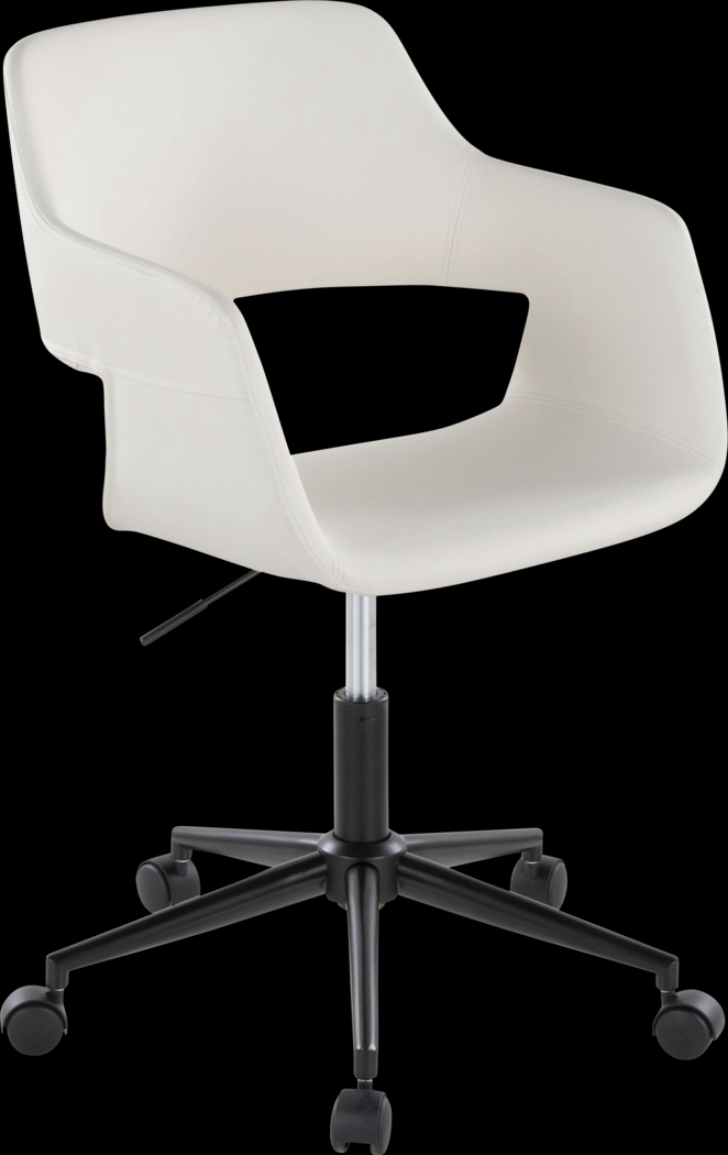 Whisp II White Desk Chair - Thumbnail - Image 1