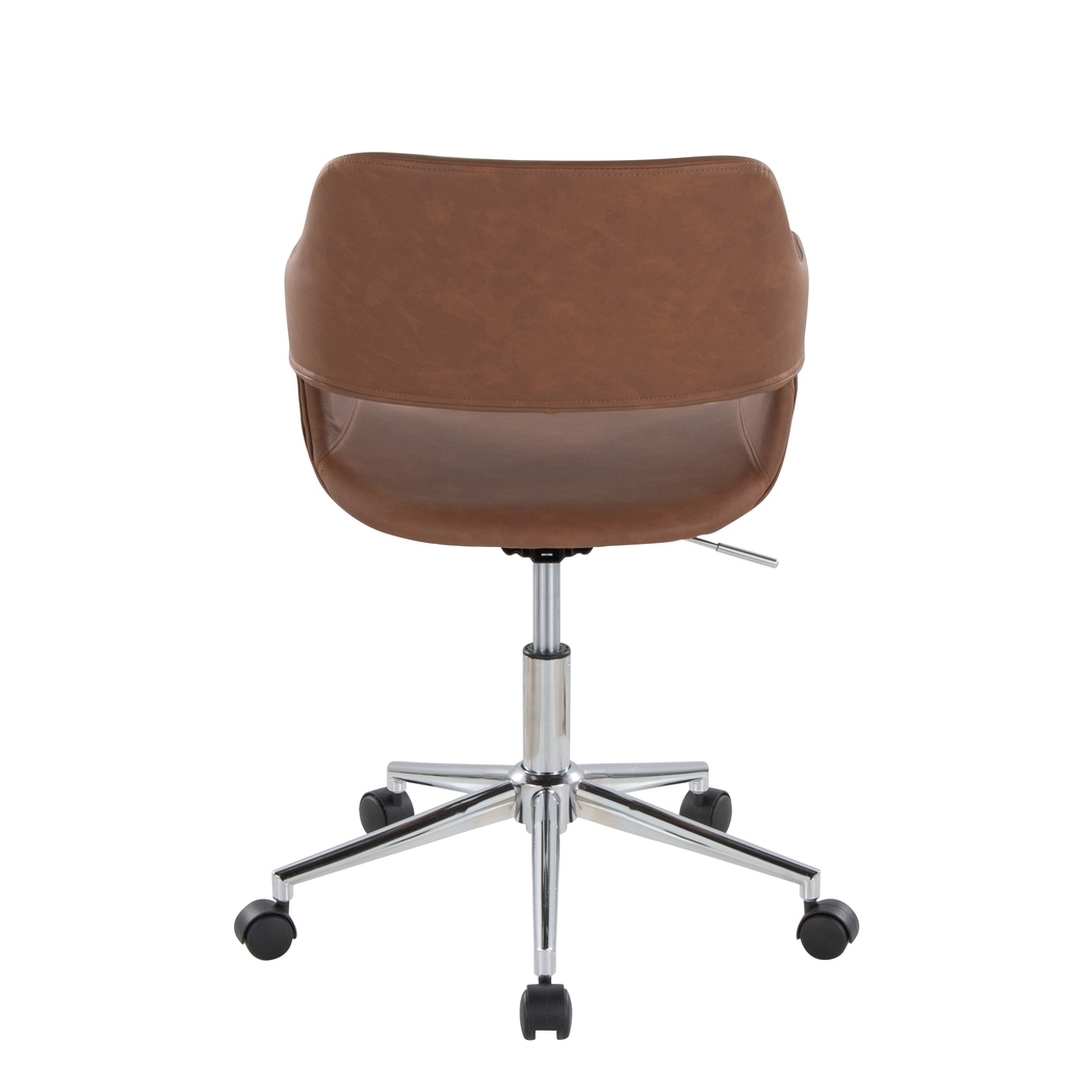 Whisp III Brown Desk Chair - Thumbnail - Image 4