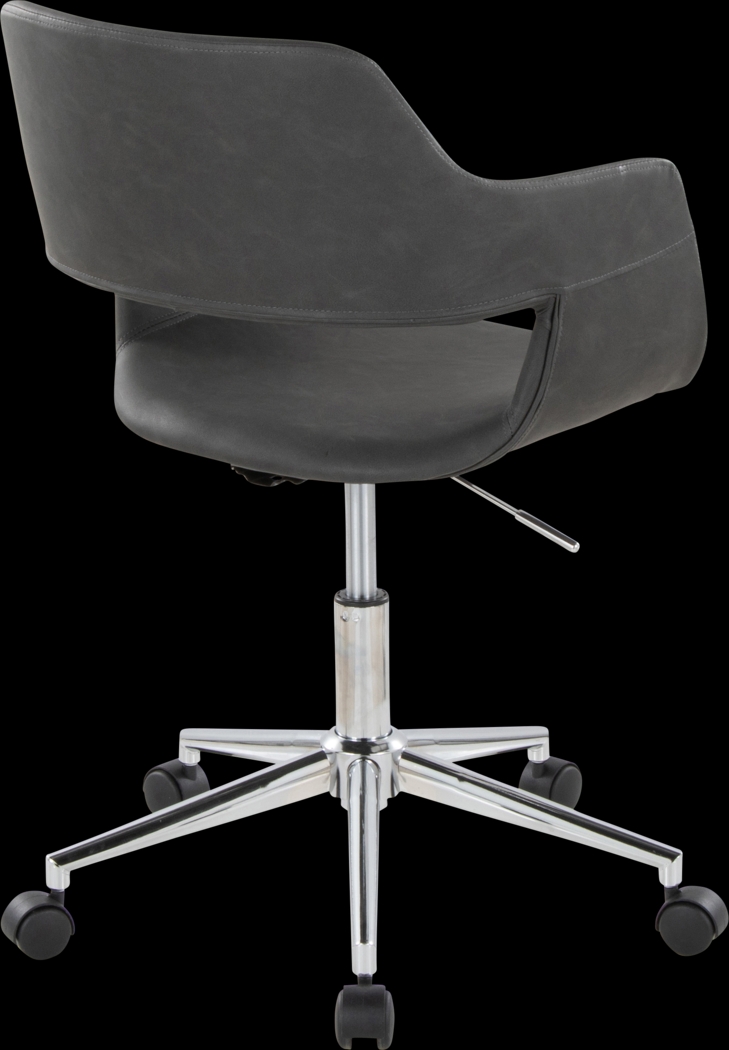 Whisp III Gray Desk Chair - Thumbnail - Image 5
