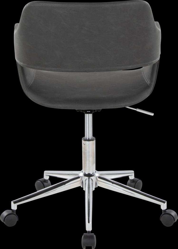 Whisp III Gray Desk Chair - Thumbnail - Image 6