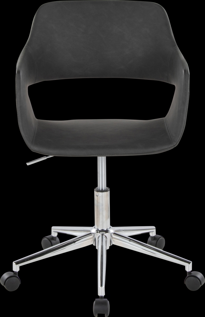 Whisp III Gray Desk Chair - Thumbnail - Image 7