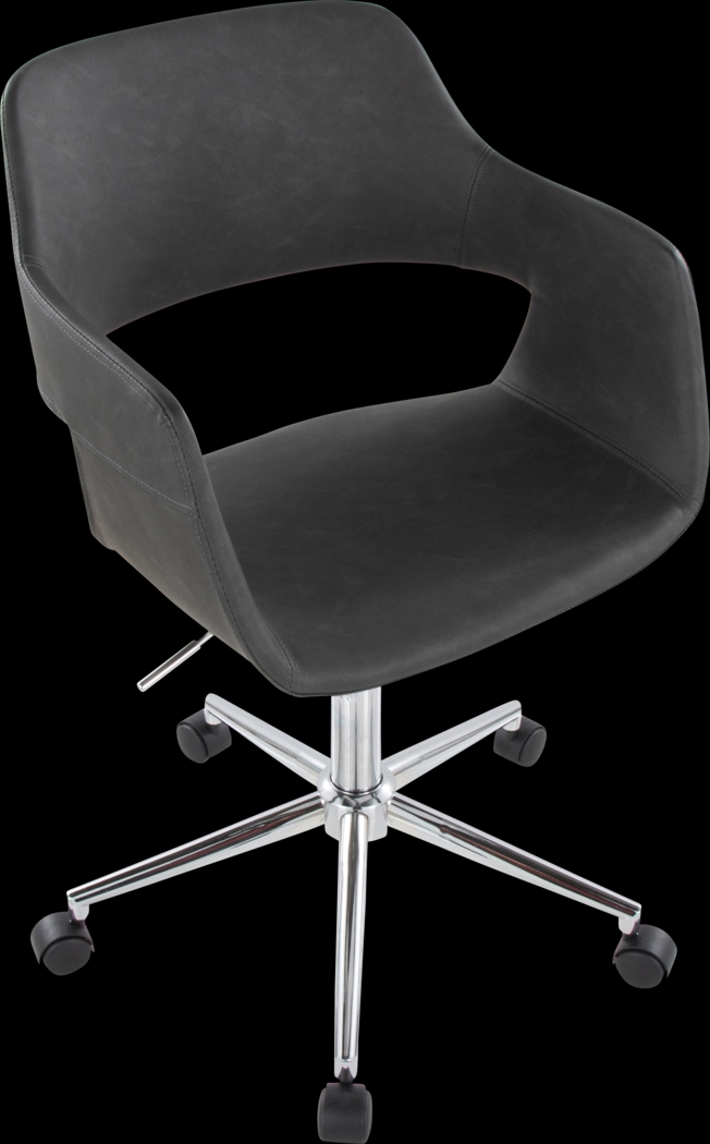 Whisp III Gray Desk Chair - Thumbnail - Image 8