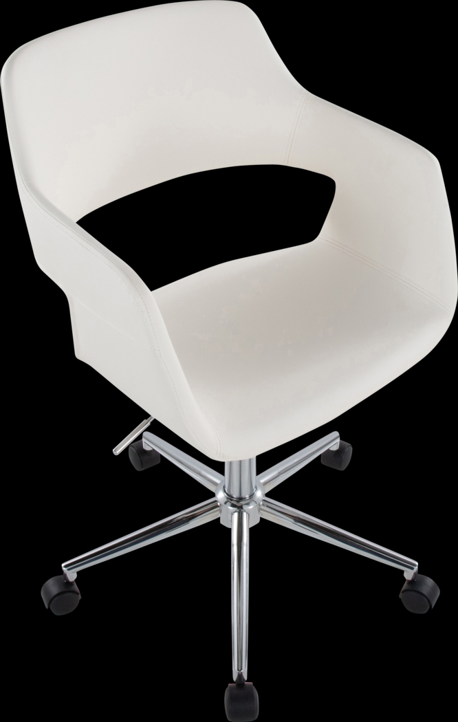 Whisp III White Desk Chair - Thumbnail - Image 5