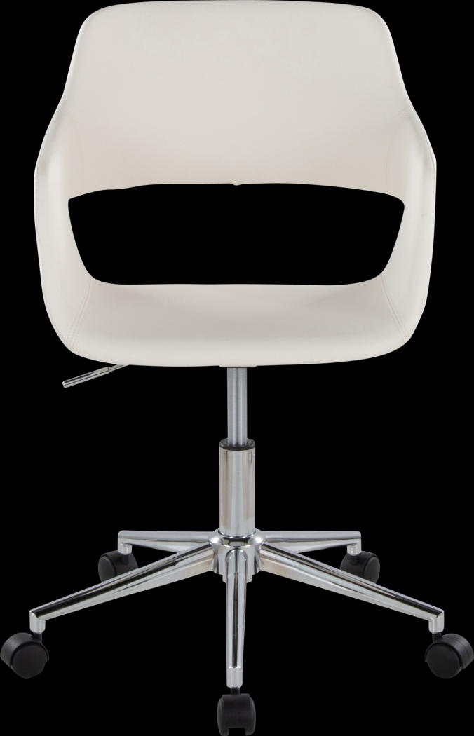 Whisp III White Desk Chair - Thumbnail - Image 6