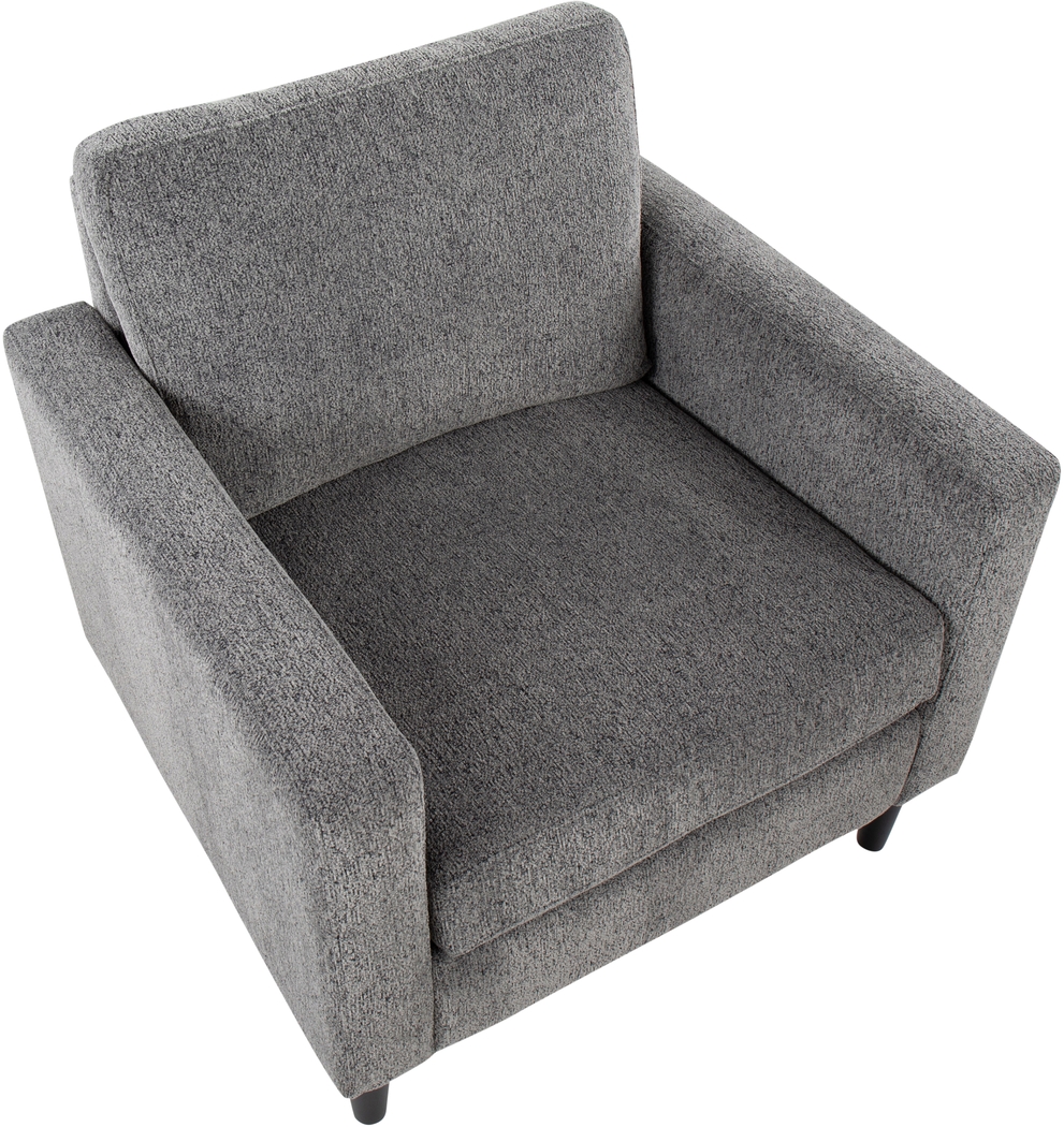 Whispering Oaks Gray Accent Chair - Thumbnail - Image 3