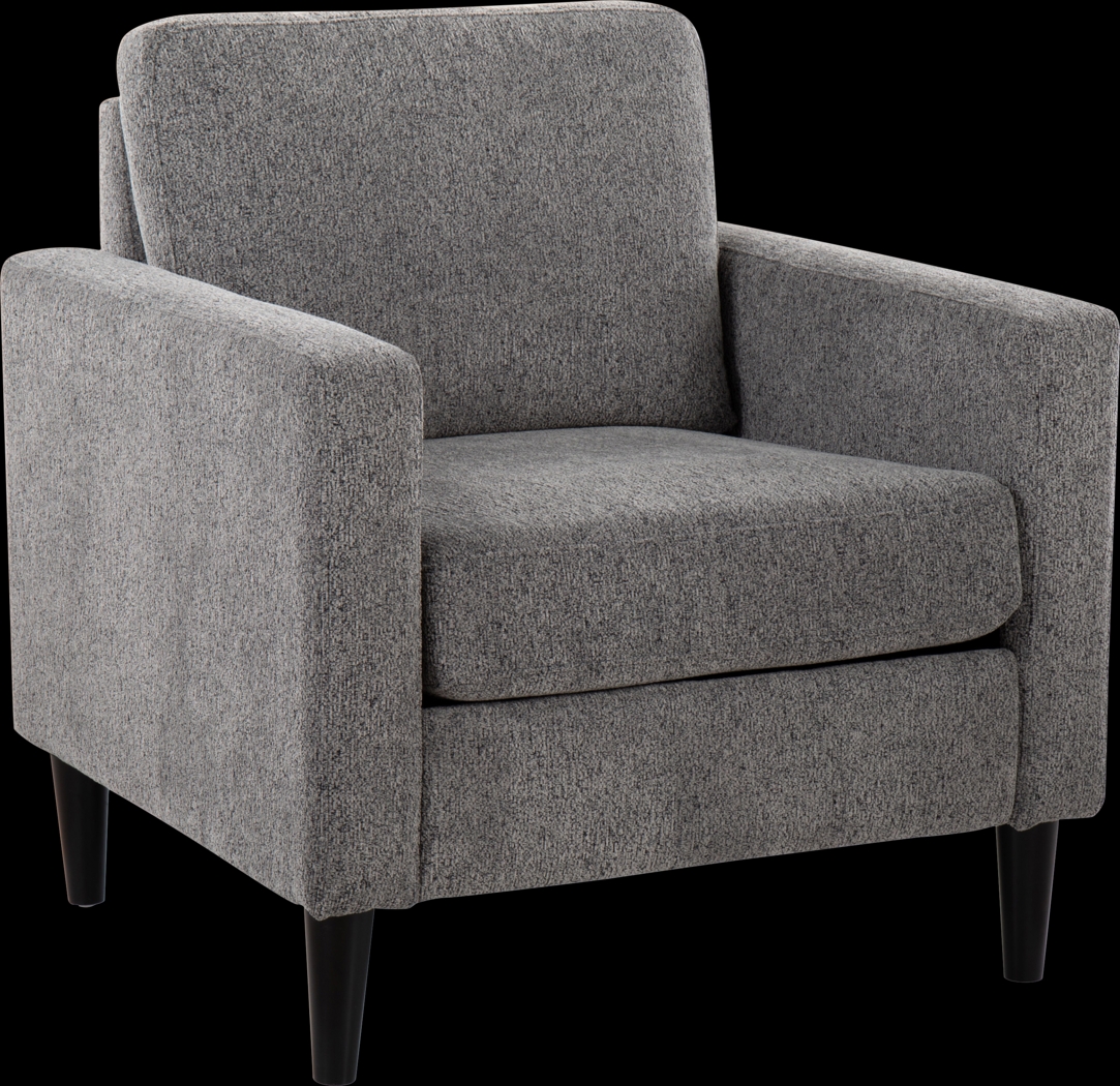 Whispering Oaks Gray Accent Chair - Thumbnail - Image 1