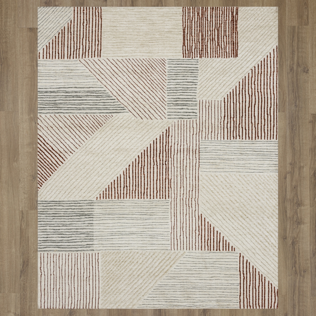 Whisperwood Khaki 5'3 x 7'10 Rug - Thumbnail - Image 3