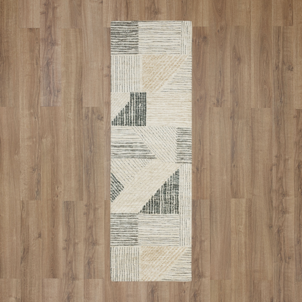 Whisperwood Tan 2'4 x 7'10 Rug - Thumbnail - Image 2