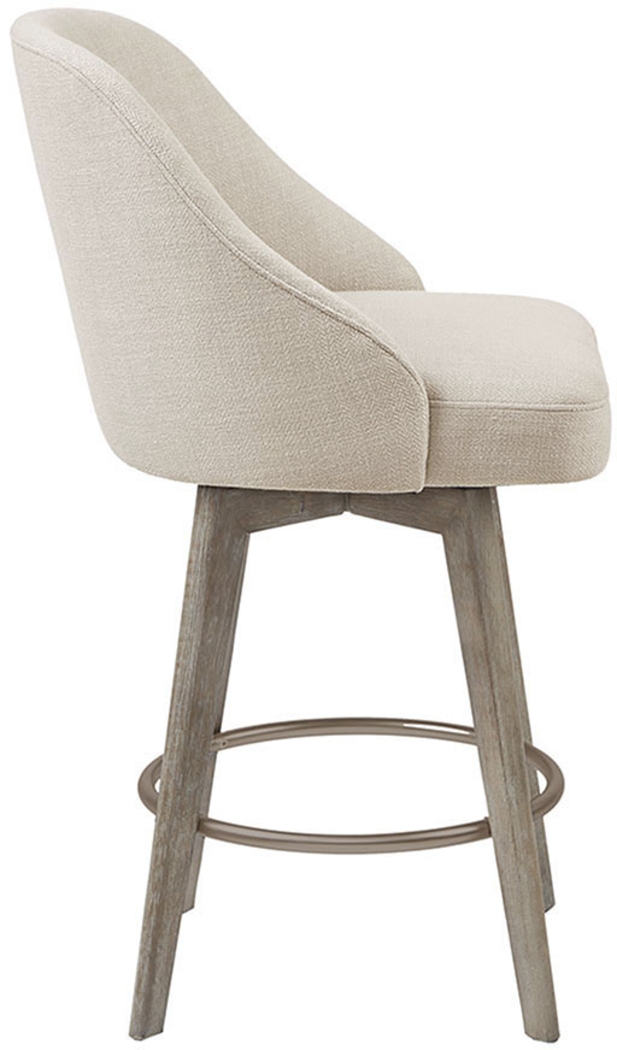 Whitborne Sand Swivel Counter Height Stool - Thumbnail - Image 4
