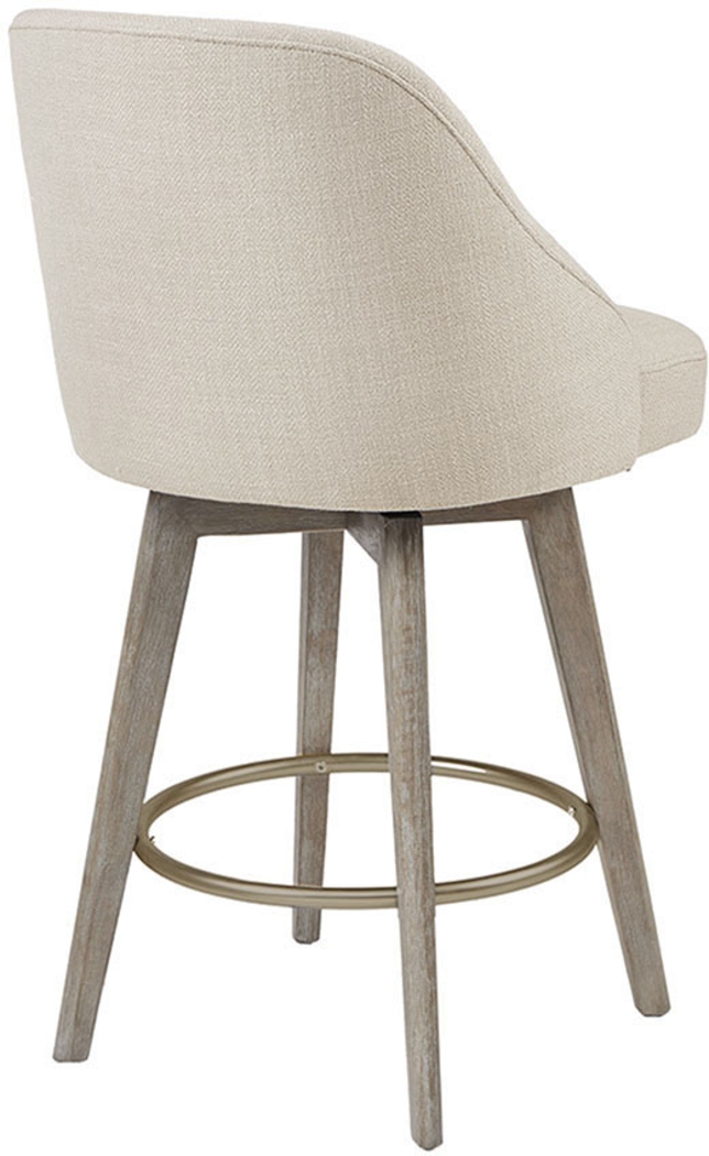 Whitborne Sand Swivel Counter Height Stool - Thumbnail - Image 5