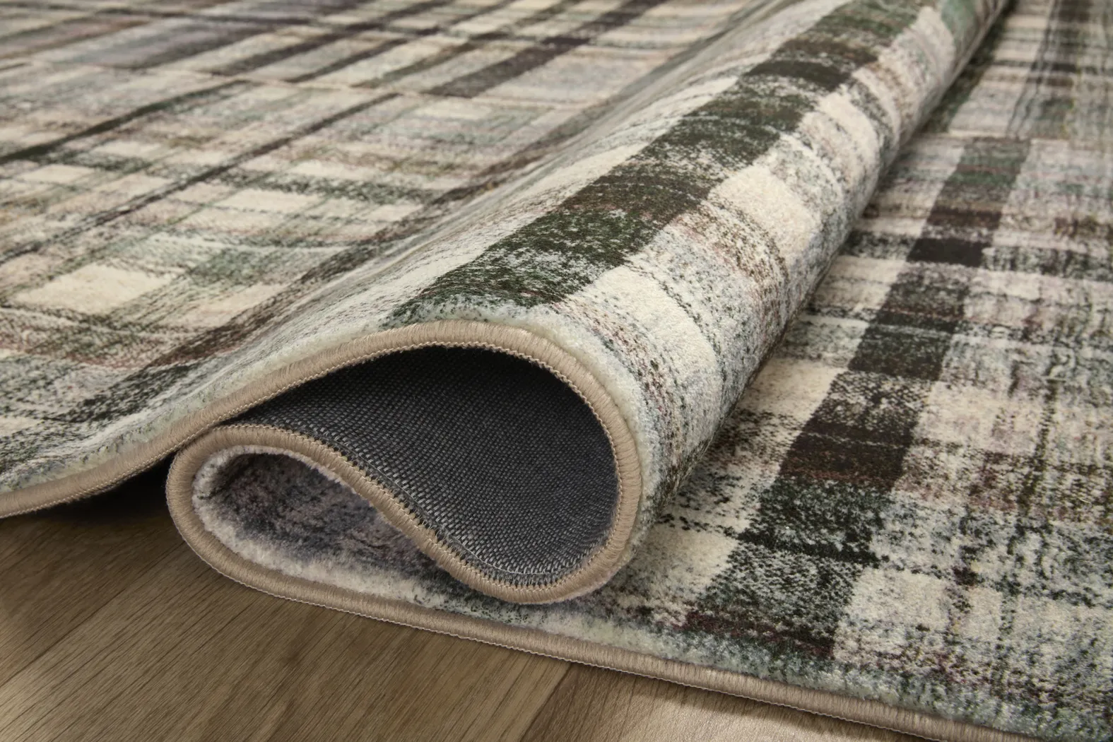 Whitburn Green 7'3 x 9'3 Rug - Thumbnail - Image 3