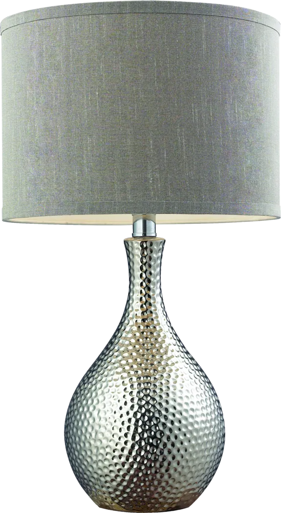 Whitby Circle Silver Lamp - Thumbnail - Image 1