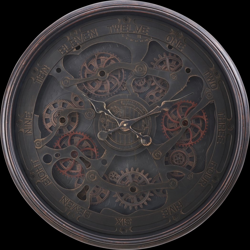 Whiteclay Black Wall Clock - Thumbnail - Image 1