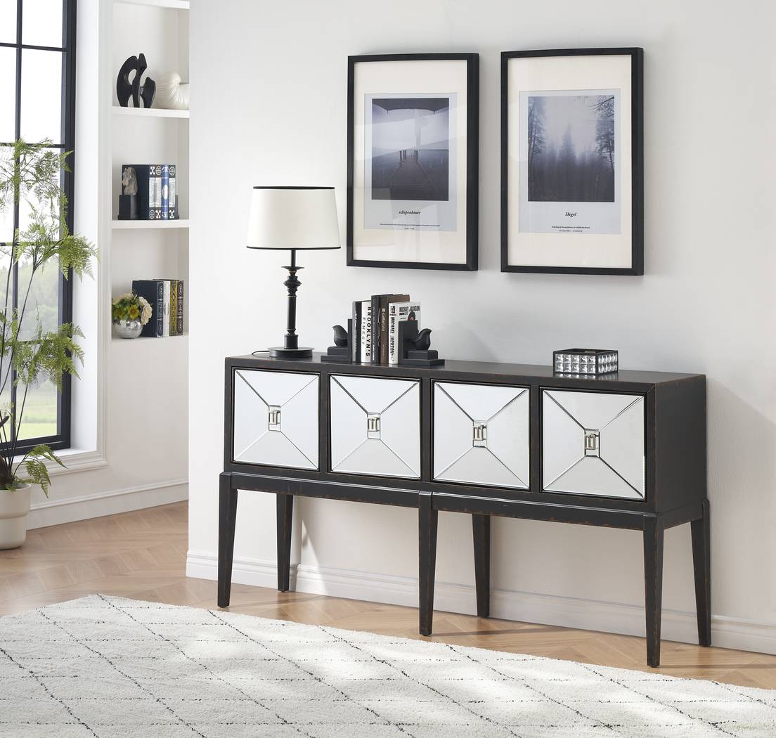 Whitecrow Black Accent Cabinet - Thumbnail - Image 2